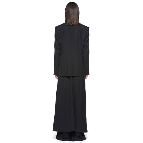 JULIUS 917JAM1-S Black / Layered Tailored Jacket